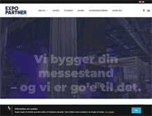 Tablet Screenshot of expopartner.dk